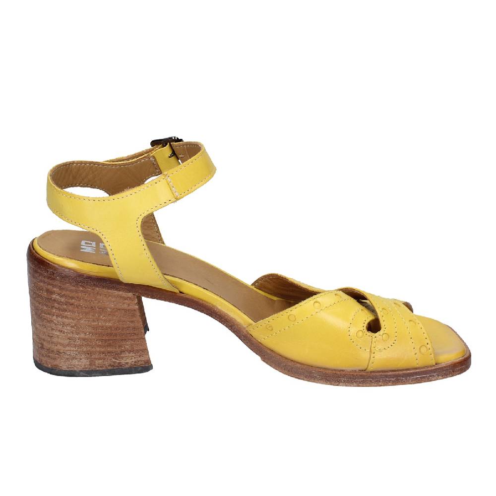 scarpe donna MOMA sandali giallo pelle 46406G VINTAGE EX407 In Linea