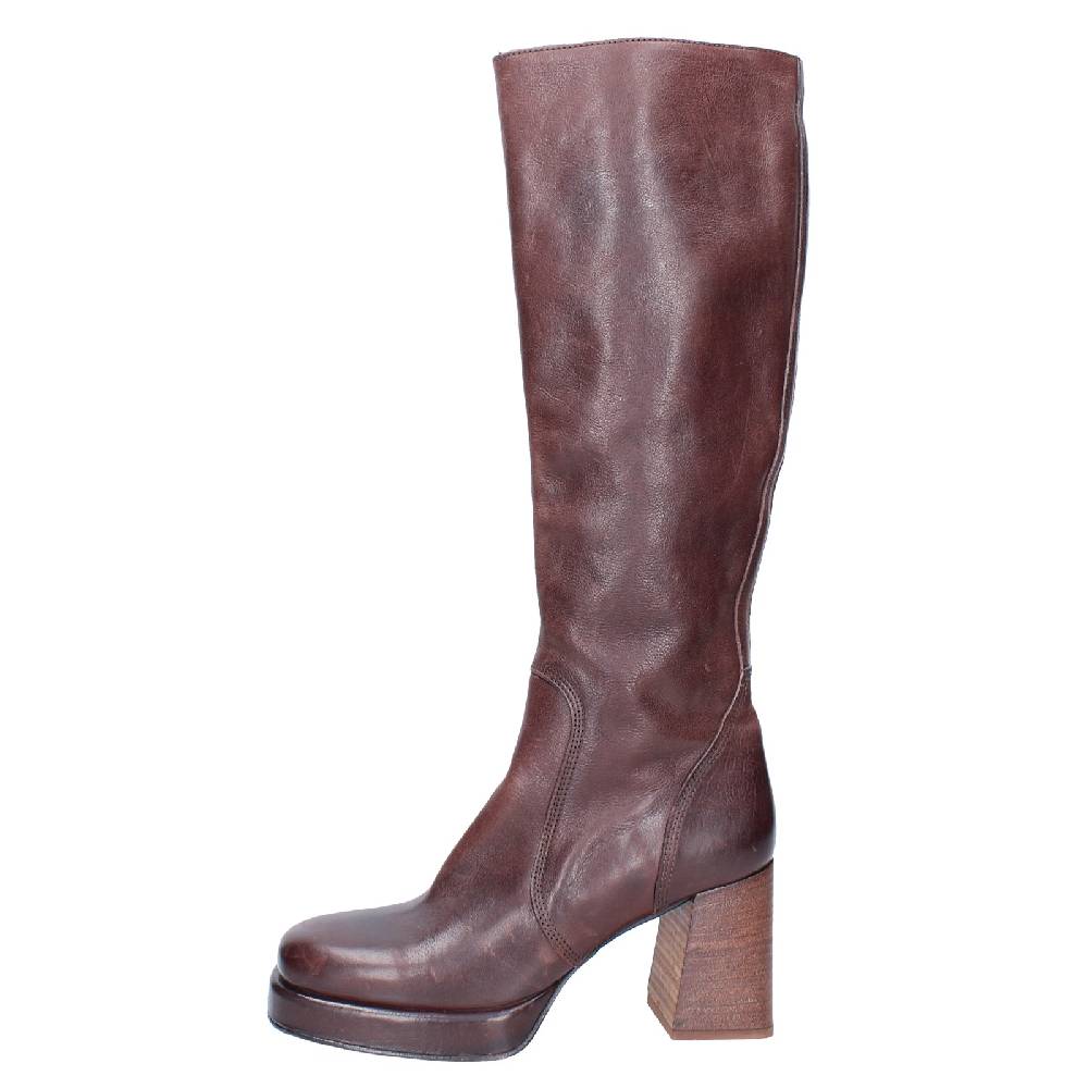 scarpe donna MOMA stivali marrone pelle 83303D VINTAGE EX522 Promozione Limitata