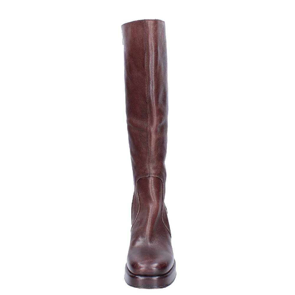 scarpe donna MOMA stivali marrone pelle 83303D VINTAGE EX522 Promozione Limitata