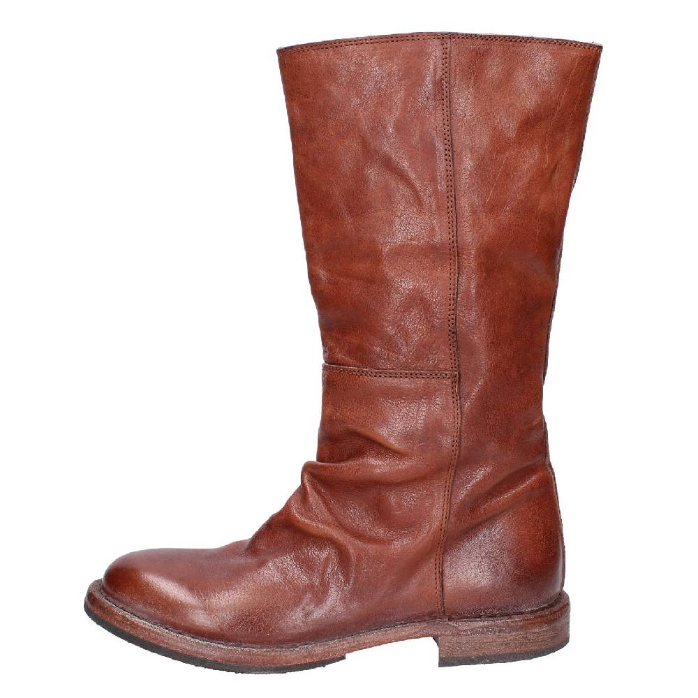 scarpe donna MOMA stivali marrone pelle 70304D VINTAGE EX489 Convenienza
