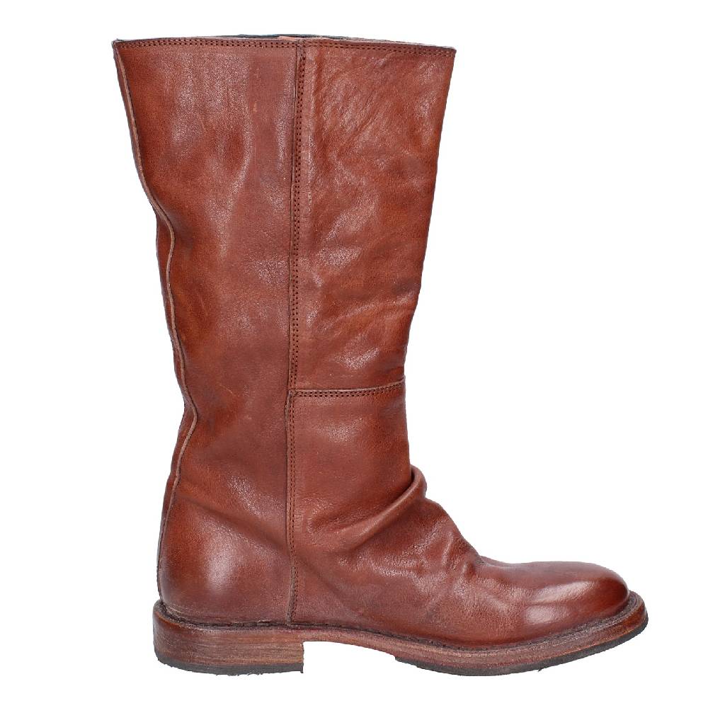 scarpe donna MOMA stivali marrone pelle 70304D VINTAGE EX489 Convenienza