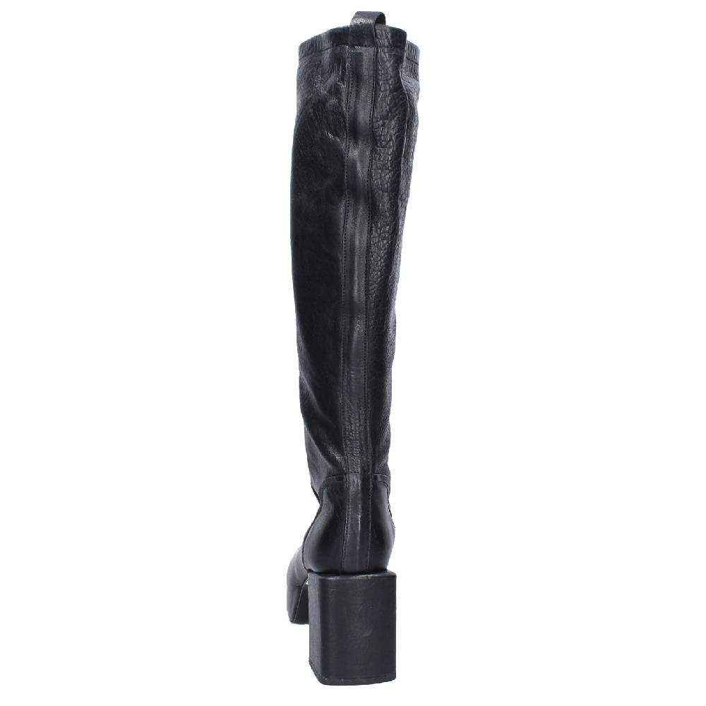 scarpe donna MOMA stivali nero pelle 87305D VINTAGE EX512 Sconto