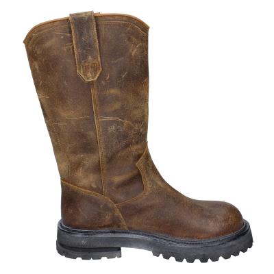 scarpe donna MOMA stivali marrone pelle camoscio 1DW358 VINTAGE BD925 Online