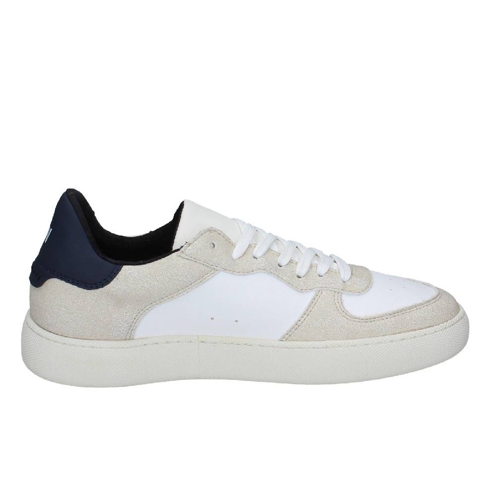 scarpe uomo NIRA RUBENS sandali bianco pelle beige camoscio EX195 Vendita Calda