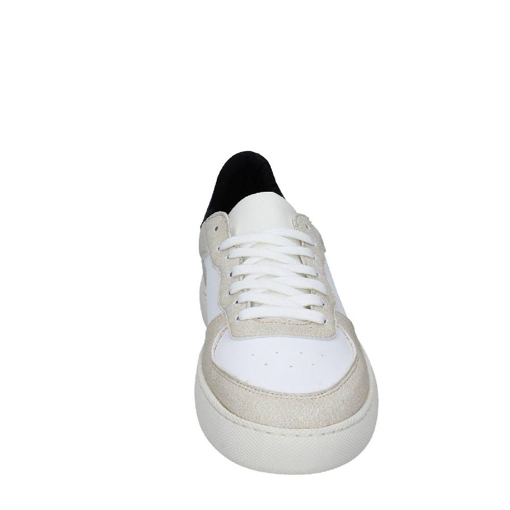 scarpe uomo NIRA RUBENS sandali bianco pelle beige camoscio EX195 Vendita Calda