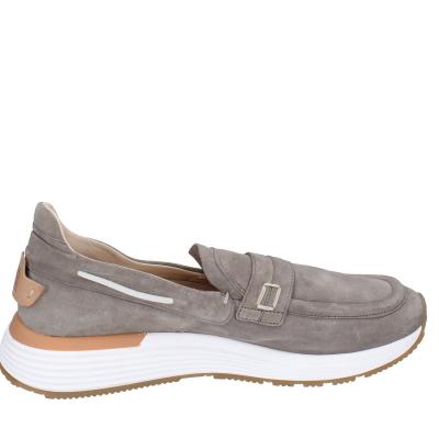 scarpe uomo MOMA mocassini grigio camoscio 4FS413-CRPI BC99 Nuova