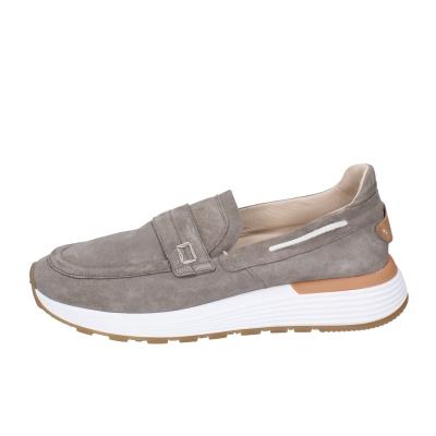 scarpe uomo MOMA mocassini grigio camoscio 4FS413-CRPI BC99 Nuova