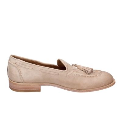scarpe uomo MOMA mocassini beige camoscio 2FS410-OW BC37 Moda