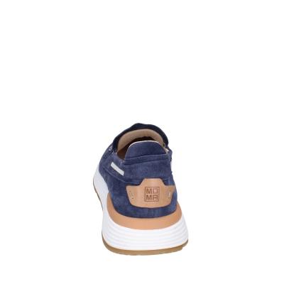 scarpe uomo MOMA mocassini blu camoscio 4FS413-CRPG BC773 Italy