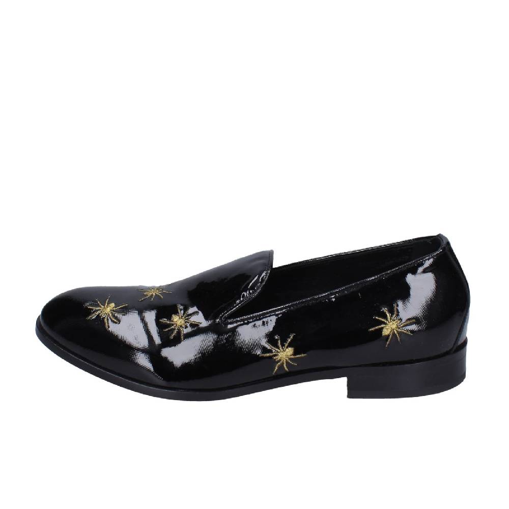 scarpe uomo EVEET mocassini nero vernice EZ169 Negozi Online