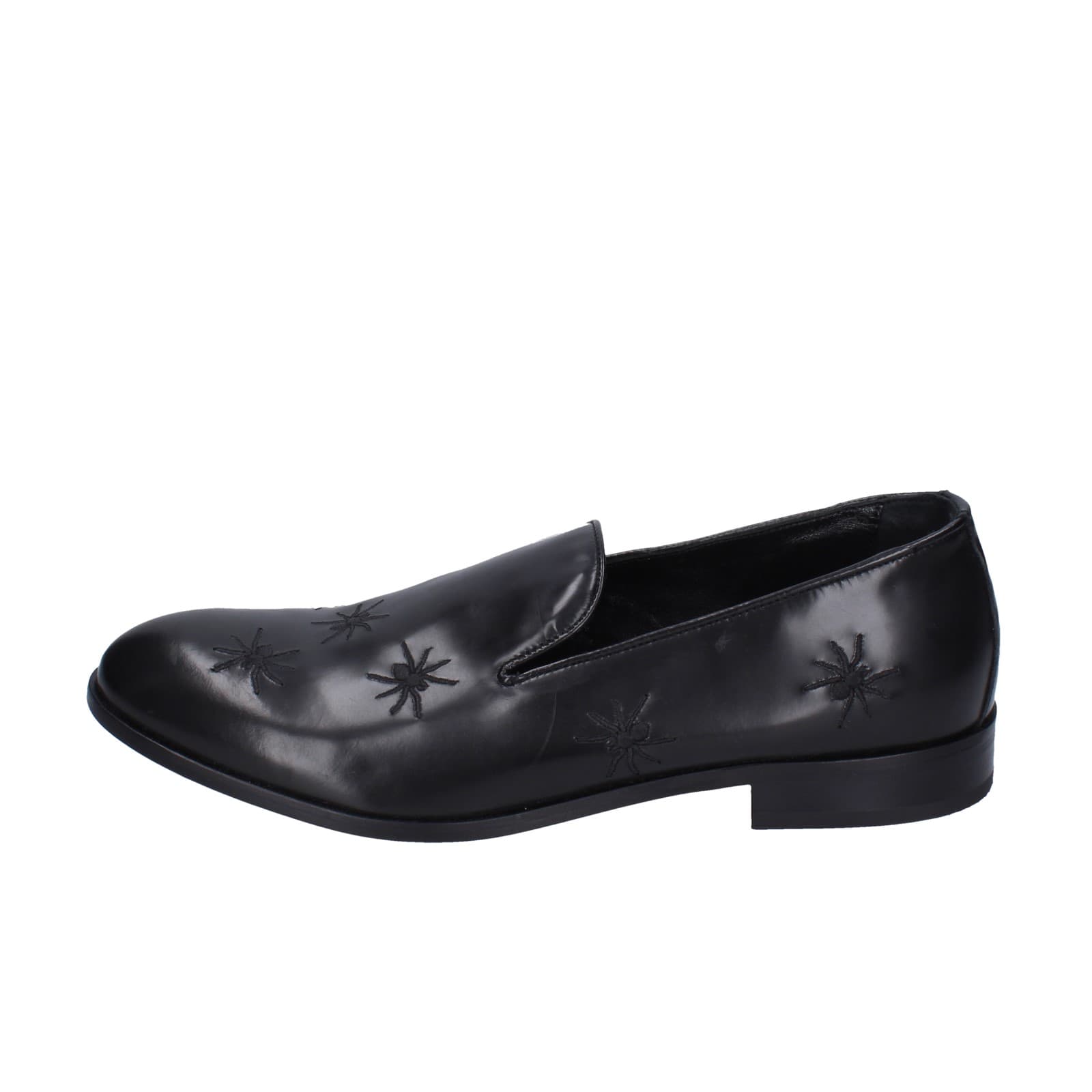 scarpe uomo EVEET mocassini nero pelle EZ231 Shopping Online