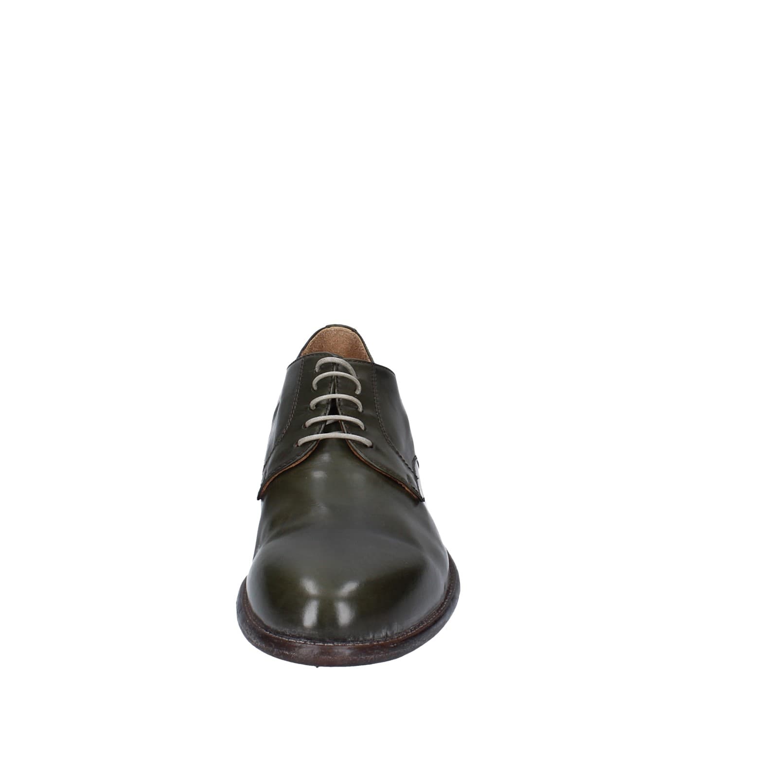 scarpe uomo MOMA classiche verde pelle 2AS433-MU EY448 Sconto