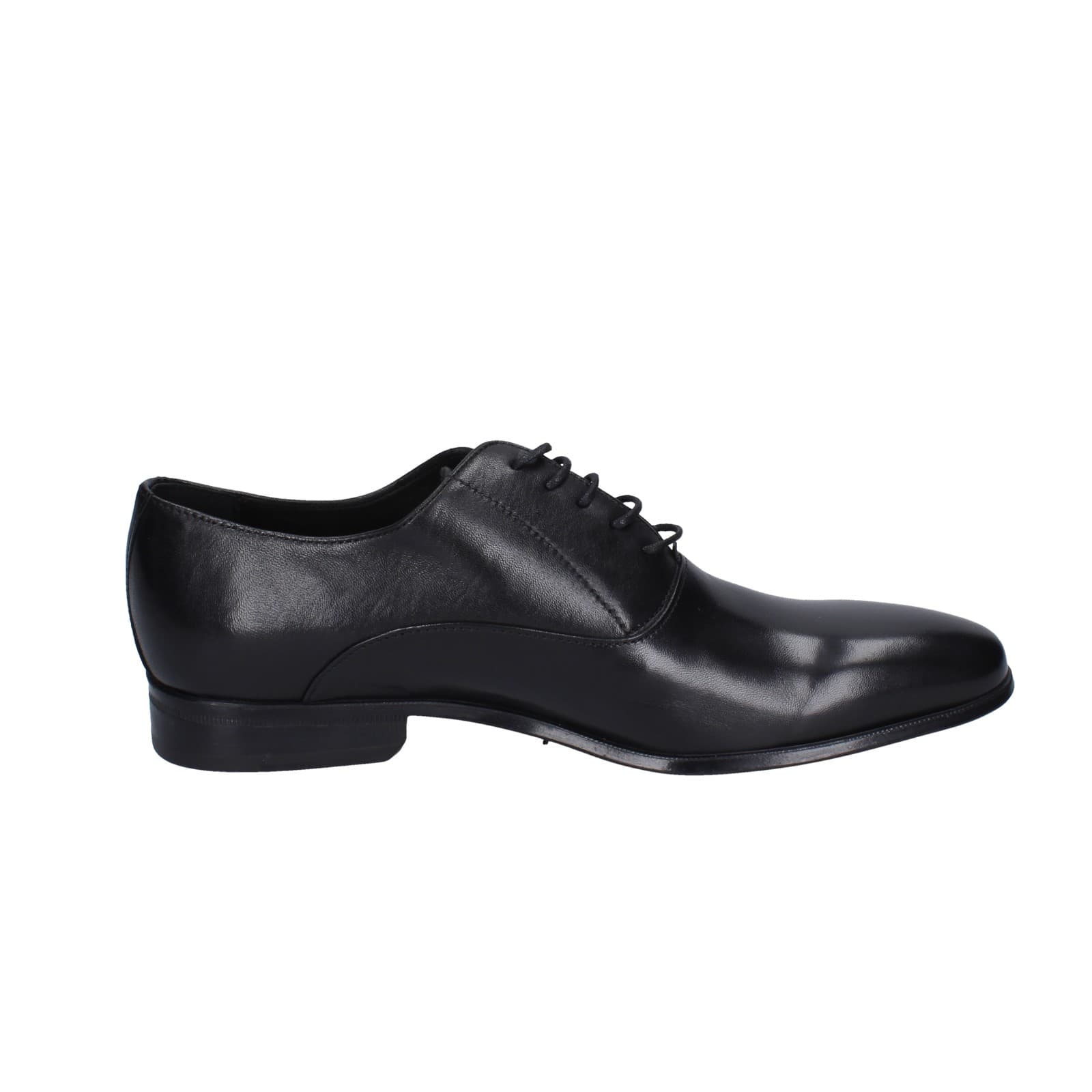 scarpe uomo STEFANO BRANCHINI classiche nero pelle EZ841 Offerta