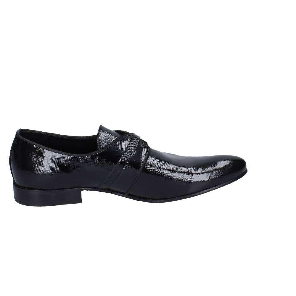 scarpe uomo EVEET classiche nero vernice 14023 EZ121 Online
