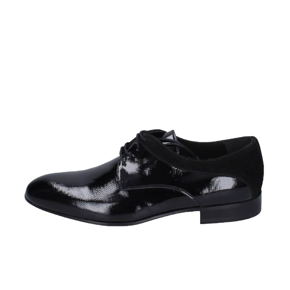 scarpe uomo EVEET classiche nero vernice velluto 15010 EZ120 Outlet