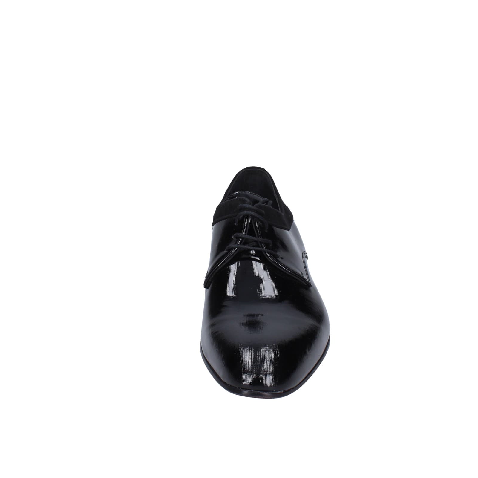 scarpe uomo EVEET classiche nero vernice velluto 15010 EZ120 Outlet