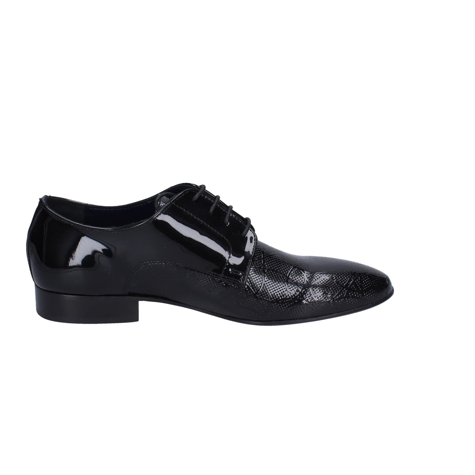 scarpe uomo EVEET classiche nero vernice EZ118 In Vendita