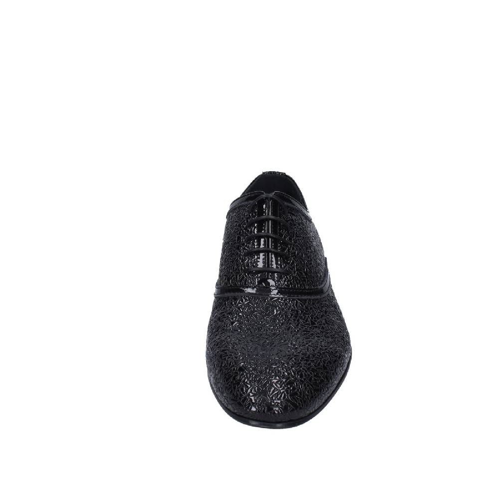 scarpe uomo EVEET classiche nero vernice EZ112 Vendita Economica
