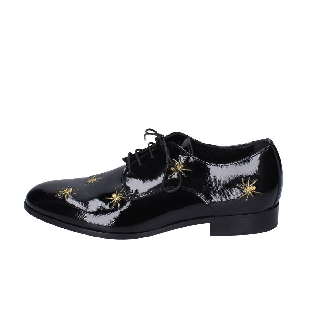 scarpe uomo EVEET classiche nero vernice EZ124 Vendite Flash