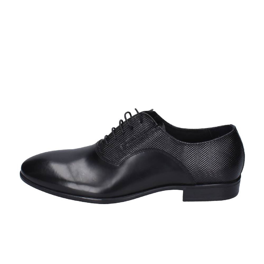scarpe uomo EVEET classiche nero pelle EZ98 Negozio
