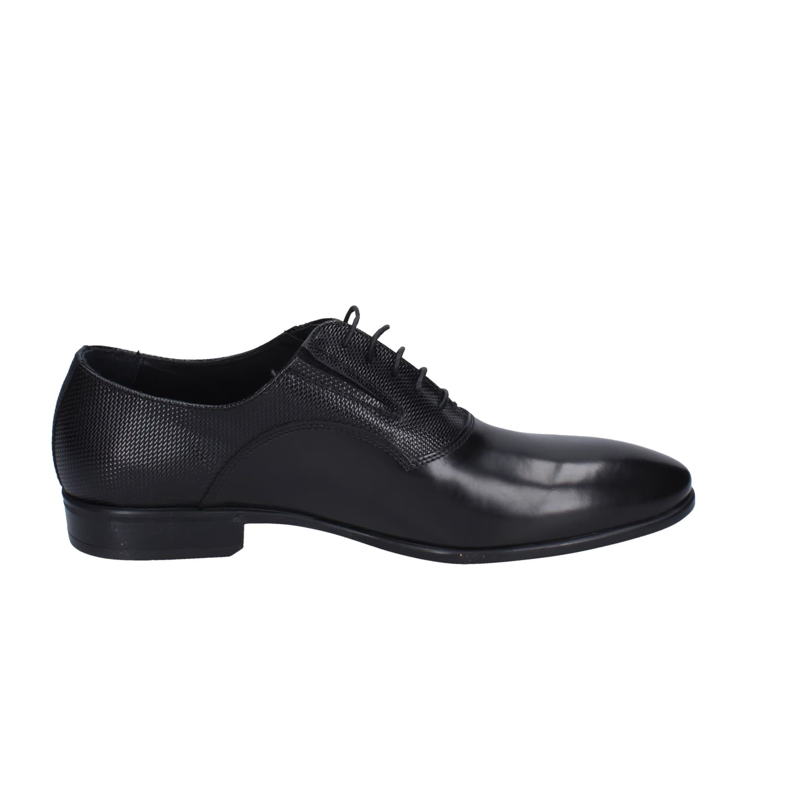 scarpe uomo EVEET classiche nero pelle EZ98 Negozio