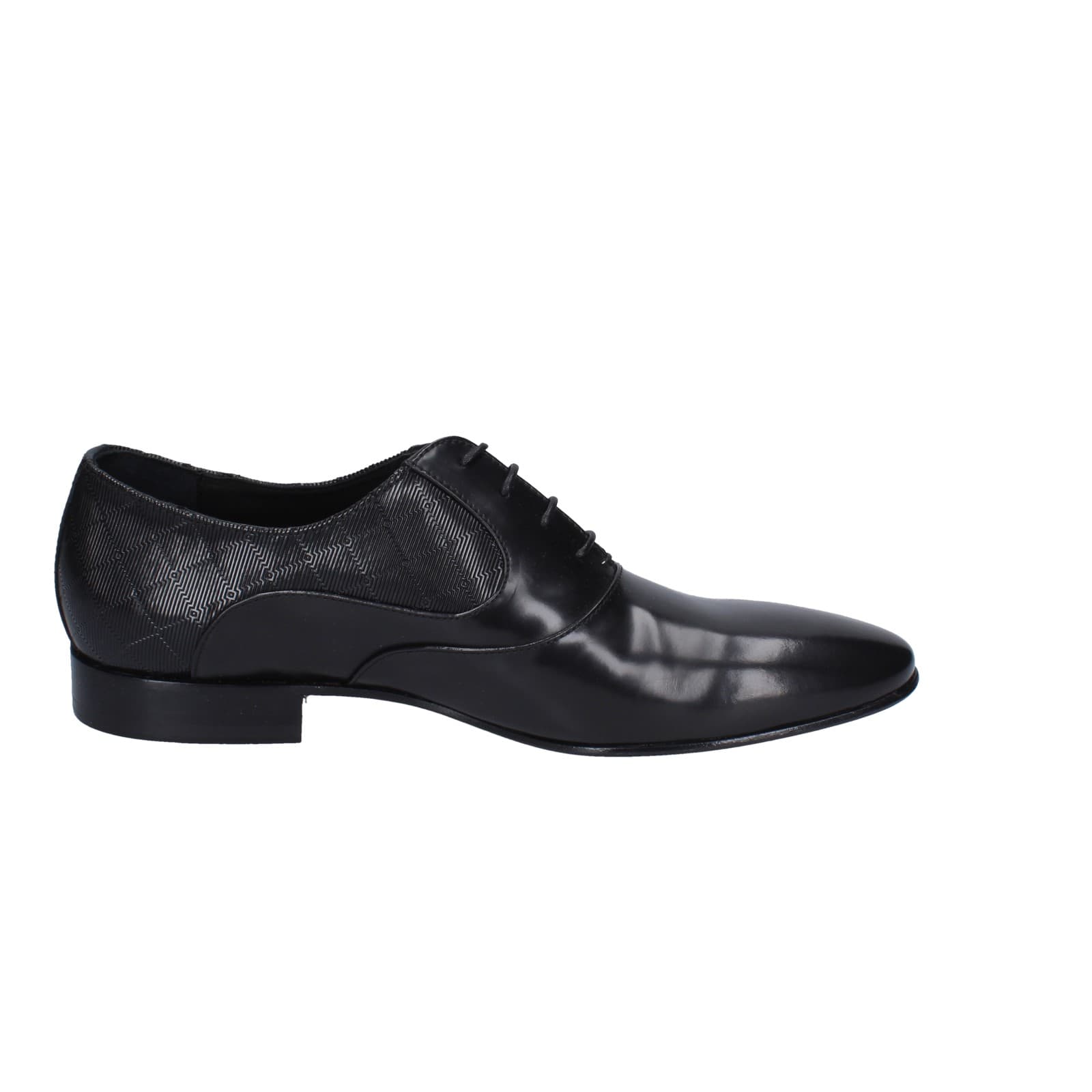 scarpe uomo EVEET classiche nero pelle EZ113 In Saldo