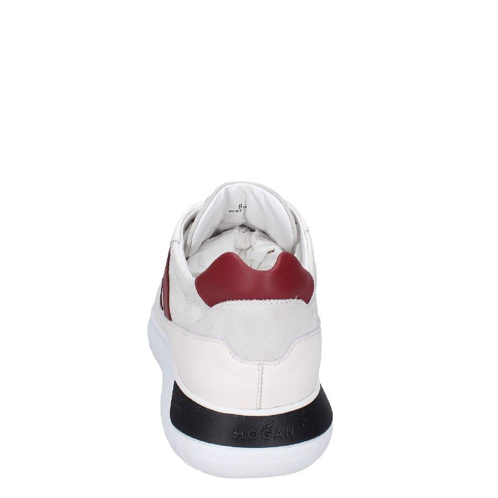 scarpe uomo HOGAN sneakers bianco pelle tessuto EX346 Moda