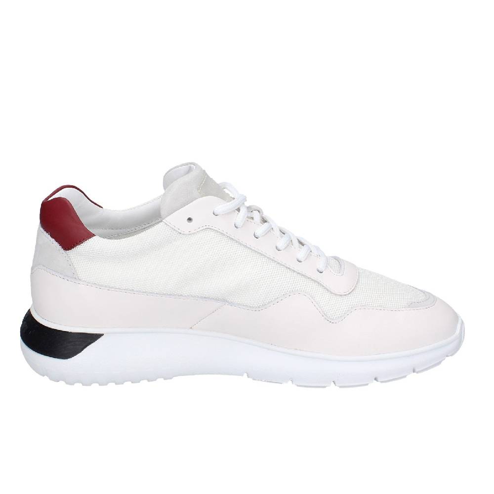 scarpe uomo HOGAN sneakers bianco pelle tessuto EX346 Moda