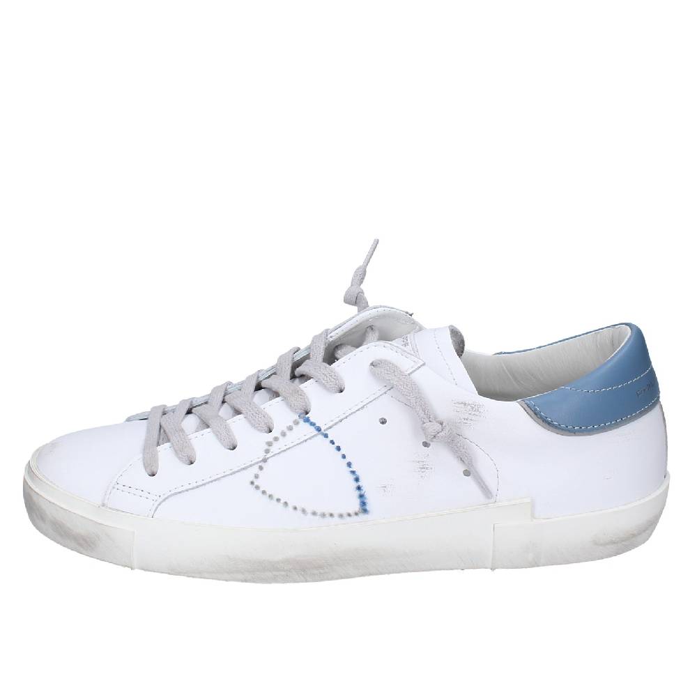 scarpe uomo PHILIPPE MODEL sneakers bianco pelle VINTAGE EX356 2025