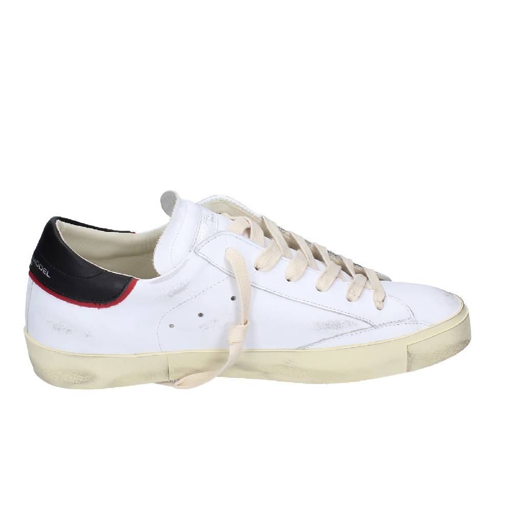 scarpe uomo PHILIPPE MODEL sneakers bianco pelle VINTAGE EX361 Nuovo