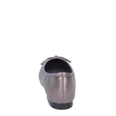 scarpe donna FRANCESCO MILANO ballerine grigio pelle sintetica BH55 Offerta
