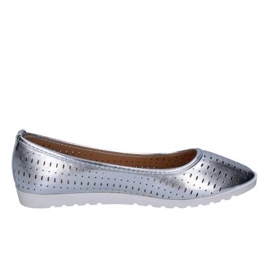 scarpe donna LANCETTI ballerine argento pelle sintetica BP564 Online