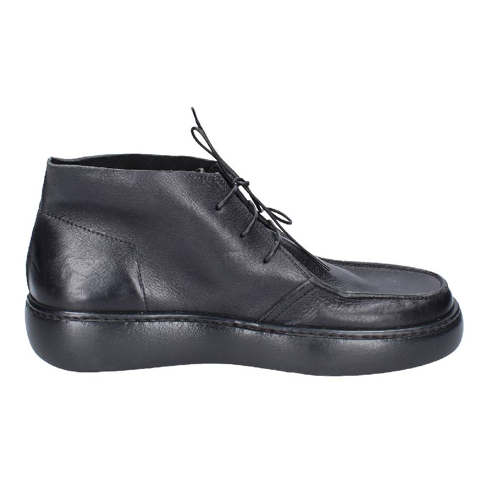 scarpe uomo MOMA stivaletti nero pelle EX382 Vendita Economica