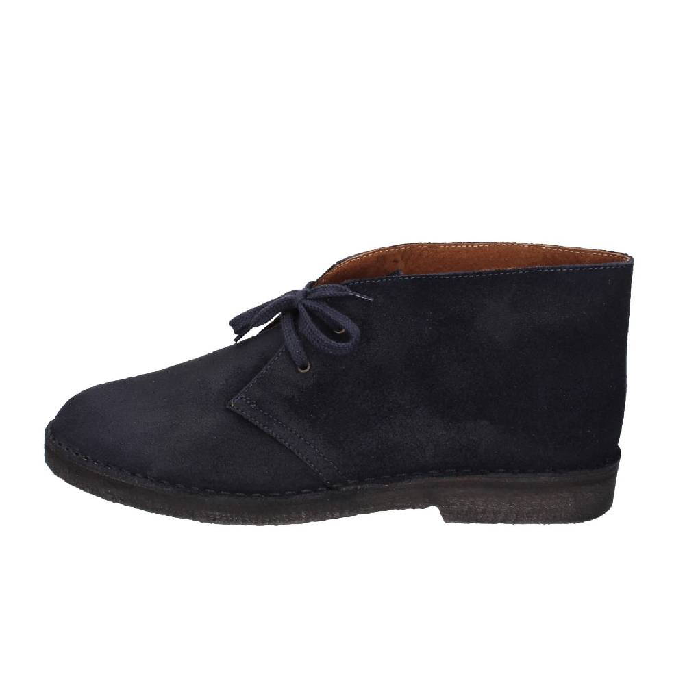 scarpe uomo IRWIN DANKS stivaletti blu camoscio EY123 Negozio