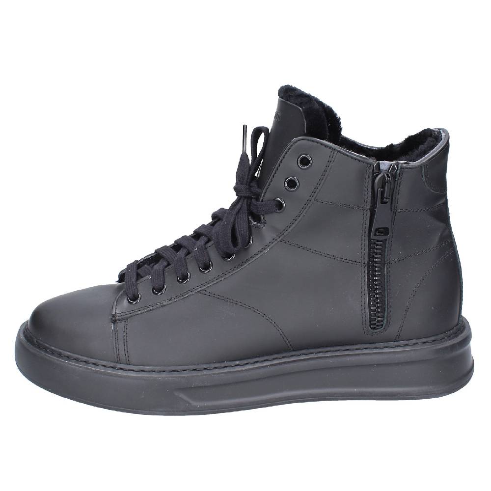 scarpe uomo STOKTON stivaletti nero gomma EY850 In Linea
