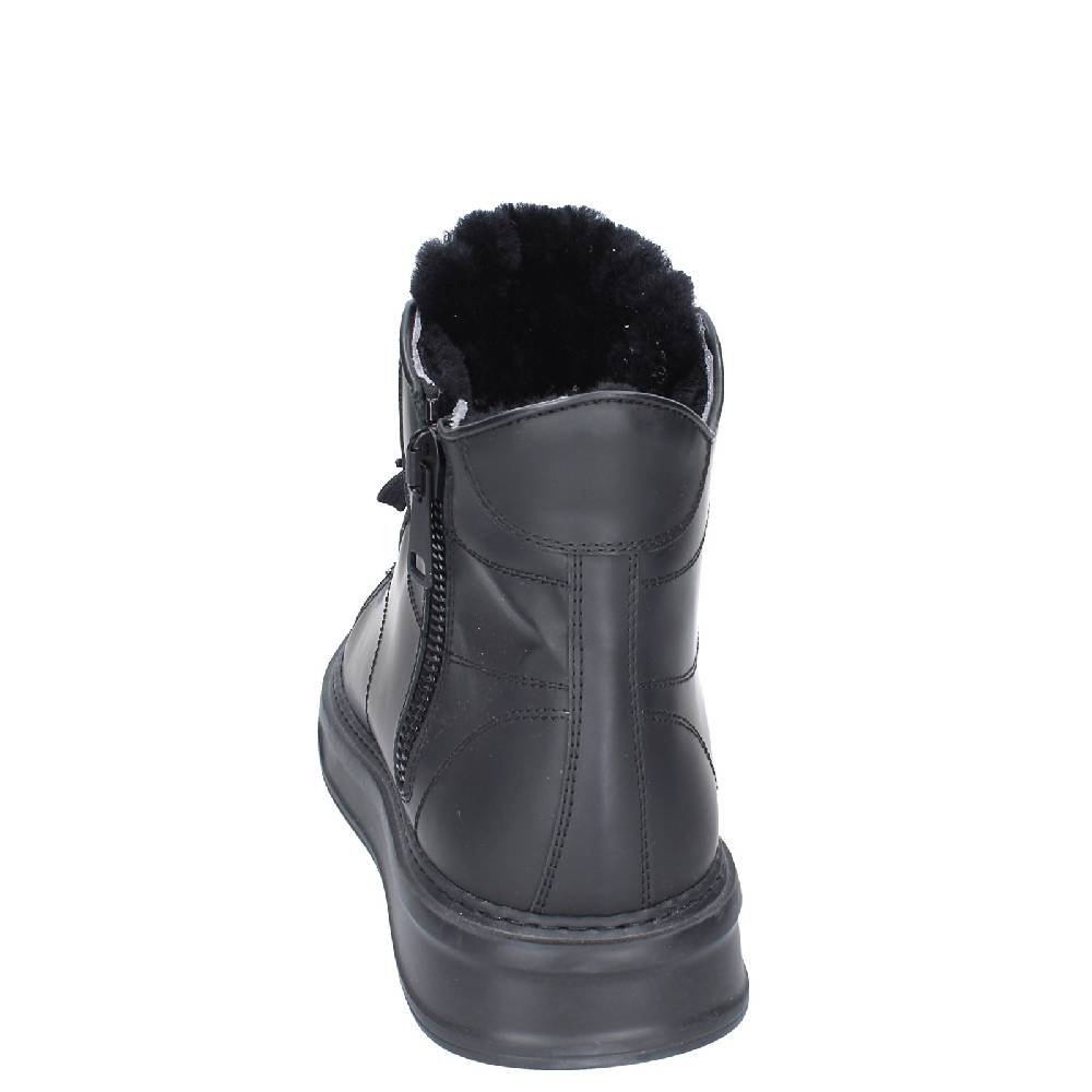 scarpe uomo STOKTON stivaletti nero gomma EY850 In Linea