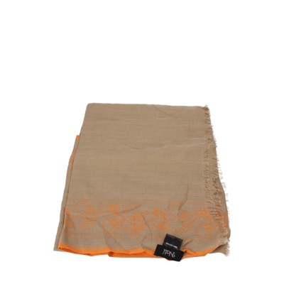 pareo donna NALI' beige cotone arancione AF444 Acquista Ora
