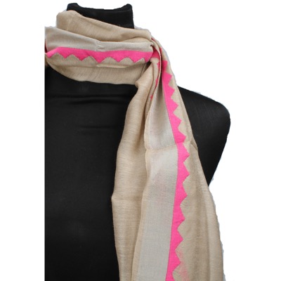 pareo donna NALI' beige seta rosa AF446 Nuovi prodotti