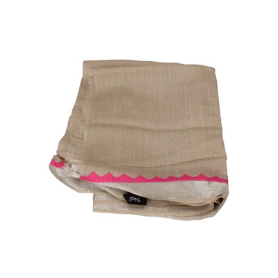 pareo donna NALI' beige seta rosa AF446 Nuovi prodotti