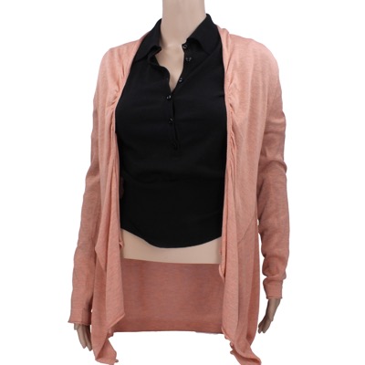 cardigan donna TAVIANI 42 rosa viscosa AN699 Economico