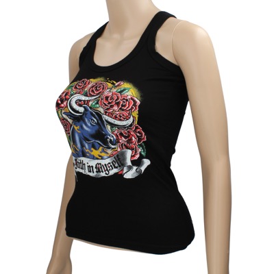 canotta donna FAITH CONNEXION tg. S nero viscosa AR290 Promozione temporanea