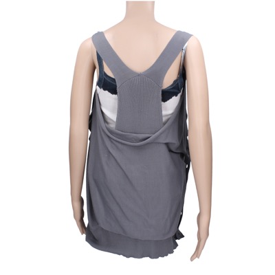 gilet cardigan donna ANNARITA N. tg. S grigio cotone AK195 I Più Venduti