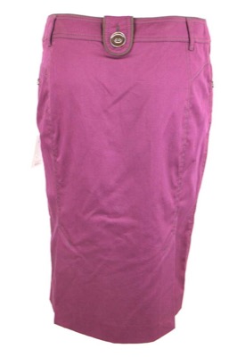 gonna donna MARIELLA ROSATI 42 viola cotone AM325 2025
