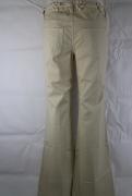 pantaloni donna FRANKIE MORELLO 30 beige cotone AM366 50% di sconto per tempo limitato