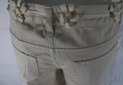 pantaloni donna FRANKIE MORELLO 30 beige cotone AM366 50% di sconto per tempo limitato
