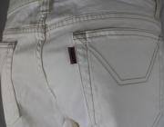 pantaloni donna JECKERSON bianco cotone AM356 Consegna Veloce