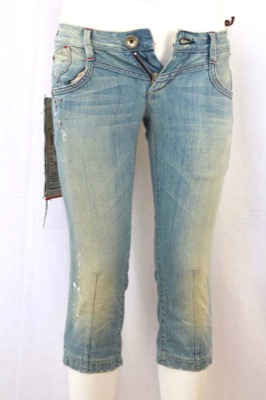 pantaloni donna STAFF JEANS & CO. 27 celeste cotone AR822 Sottocosto