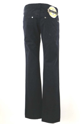 pantaloni donna FRANKIE MORELLO 33 nero cotone AM382 Online