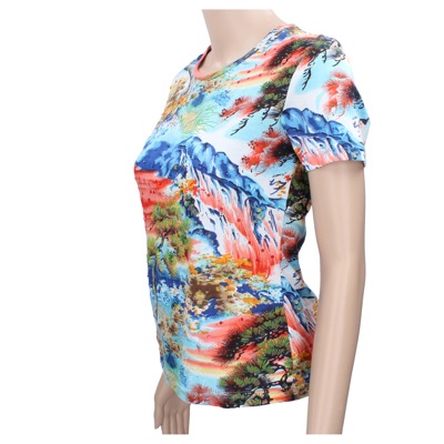 maglia donna AMERICAN ANGEL tg. S multicolor cotone AR285 Saldi