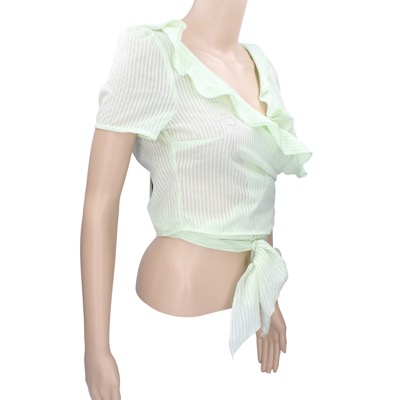 maglia donna ROCCOBAROCCO 42 verde poliestere cotone AP37 Offerte